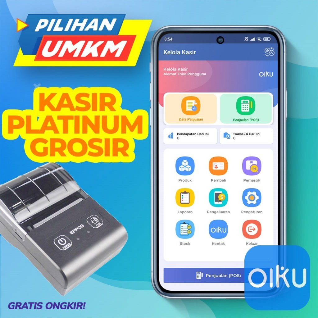 Aplikasi Kasir Platinum Dengan Penjualan Ecer Dan Grosir Plus Akuntansi Dasar