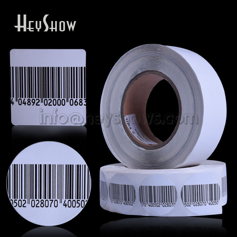 

1000pcs Security 8.2mhz RF Soft Tag Anti Theft EAS Label Retail Alarm barcode Sticker For Shop Supermarket Mall 40*40mm