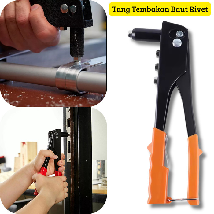 Alat Rivet Tang Rivet Manual / Hand riveter tang paku rivet manual gun ripet 2.4-4.8mm
