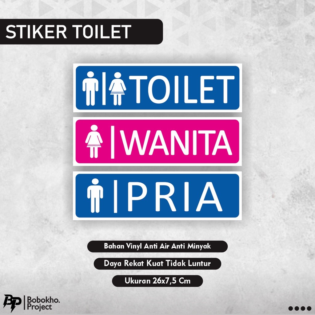 

Sticker Label Toilet / Stiker toilet pria / stiker toilet wanita / stiker kamar mandi / stiker kamar mandi laki laki / stiker kamar mandi wanita