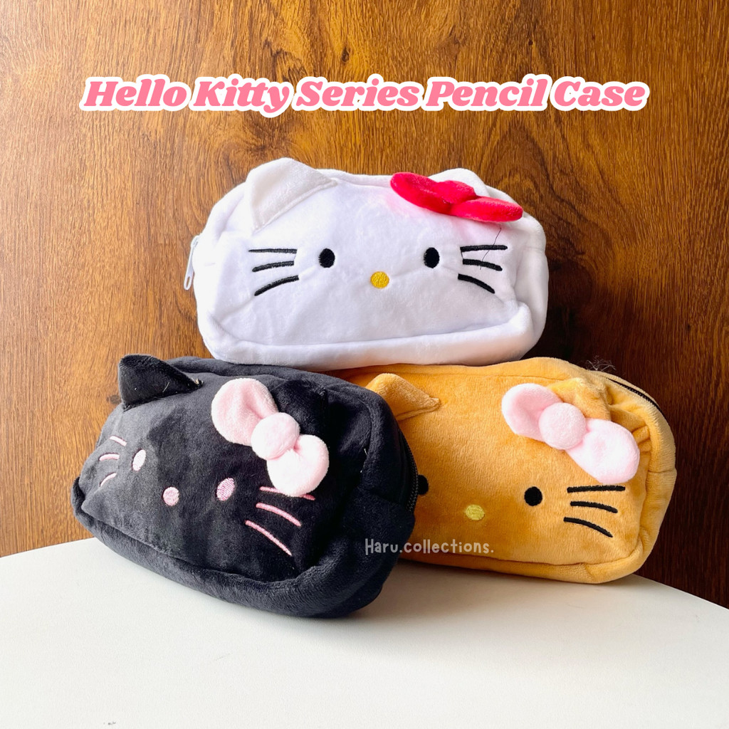 

[HARU] Hello Kitty Series Pencil Case Kotak Pensil Lucu Tempat Penyimpanan Kapasitas Makeup Pouch Korea Aesthetic Cosmetic