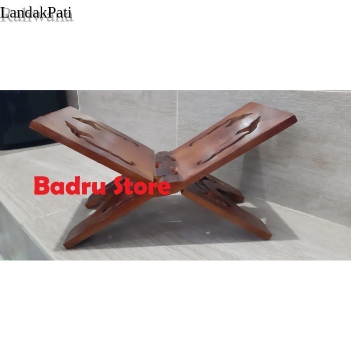 REKAL AL QURAN MOTIF KALIGRAFI / REKAL KAYU UKIR Murah LZN2