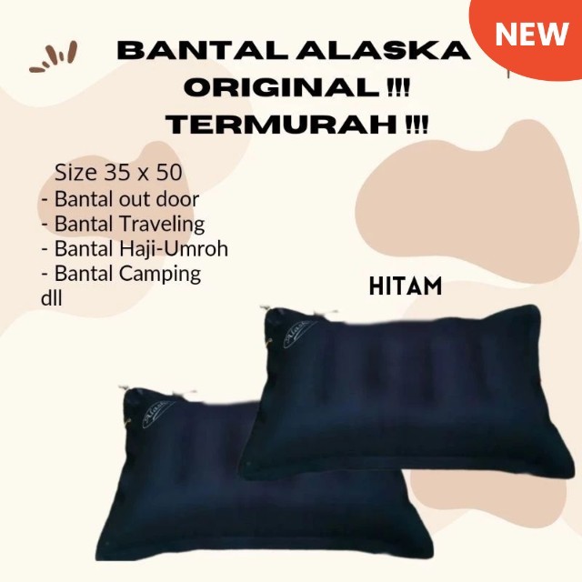 Bantal tiup angin camping outdoor ORIGINAL