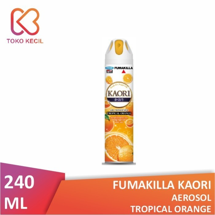 Fumakilla Kaori Aerosol Tropical Orange 240ml