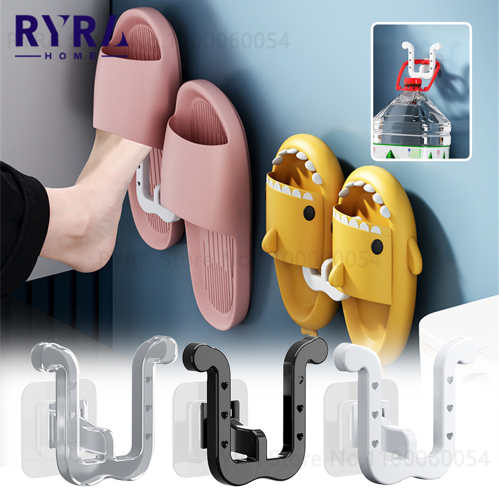 

Slippers Rack Shoe Holders Wall Organizer For Shoe Shelf For Slippers Shoes Storage Hooks Shoe Shelf Rack Bathroom Shoes Storage