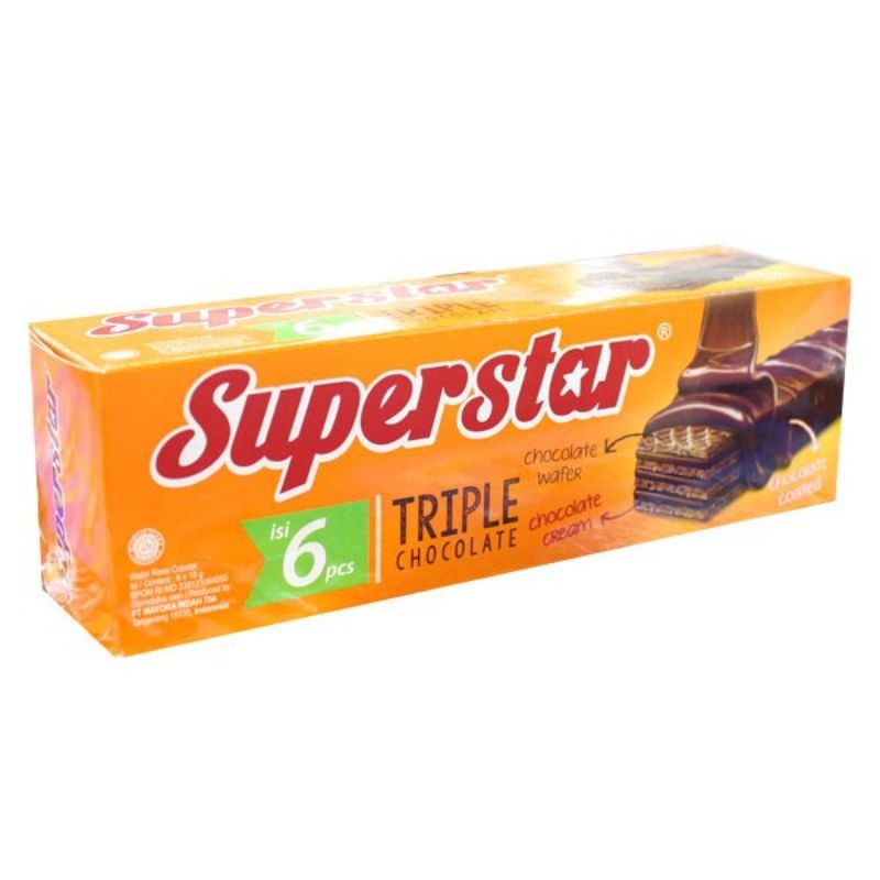 

Superstar Wafer Triple Chocolate - FDY
