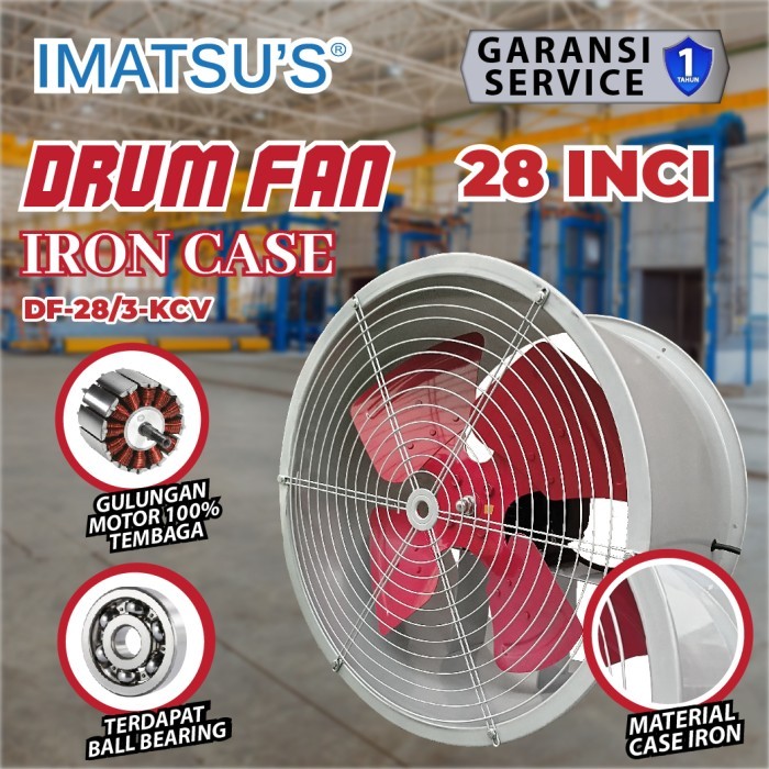 Drum Fan Blower Tabung 28 Inch Kipas Blower Tube Axial Flow Exhaust Duct Fan 28" 3 Phase 380v