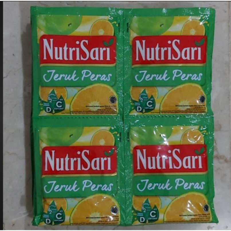 

Nutrisari jeruk peras renceng isi 10 pcs