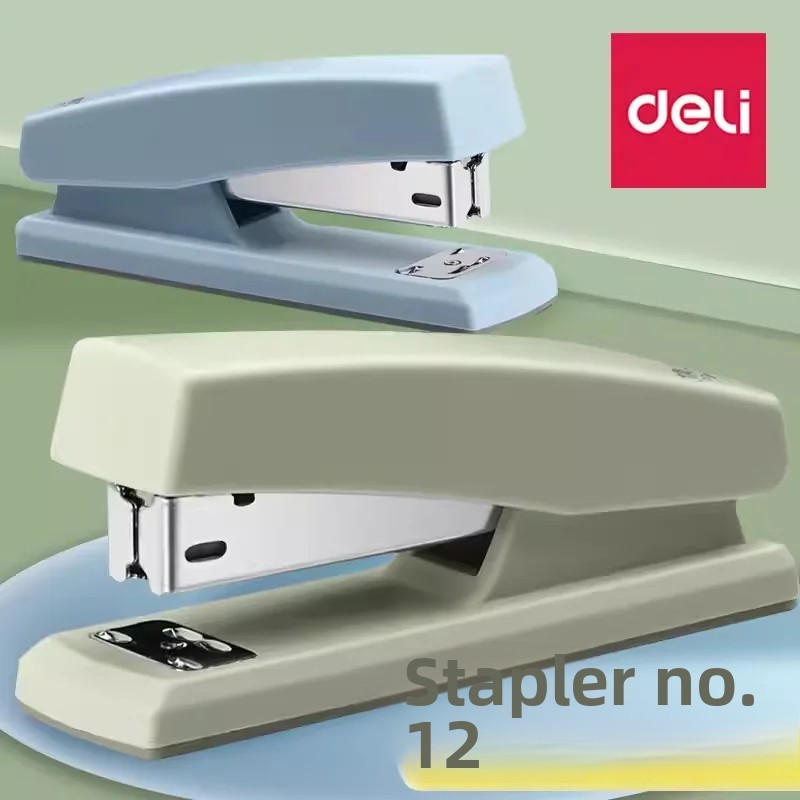 

Delight 0425 Multifunctional Macaron Color Student Stapler 12-Gauge Home Office Stapling Machine School Supplies