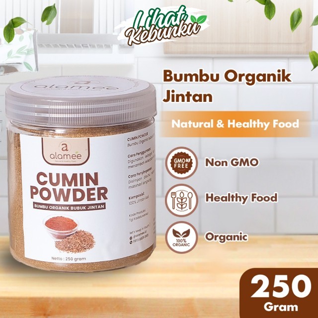

ALAMEE Jintan Bubuk Tanpa Campuran Cumin Powder Bumbu Dapur Instan Jinten Ground Caraway 250gr LIHAT KEBUNKU