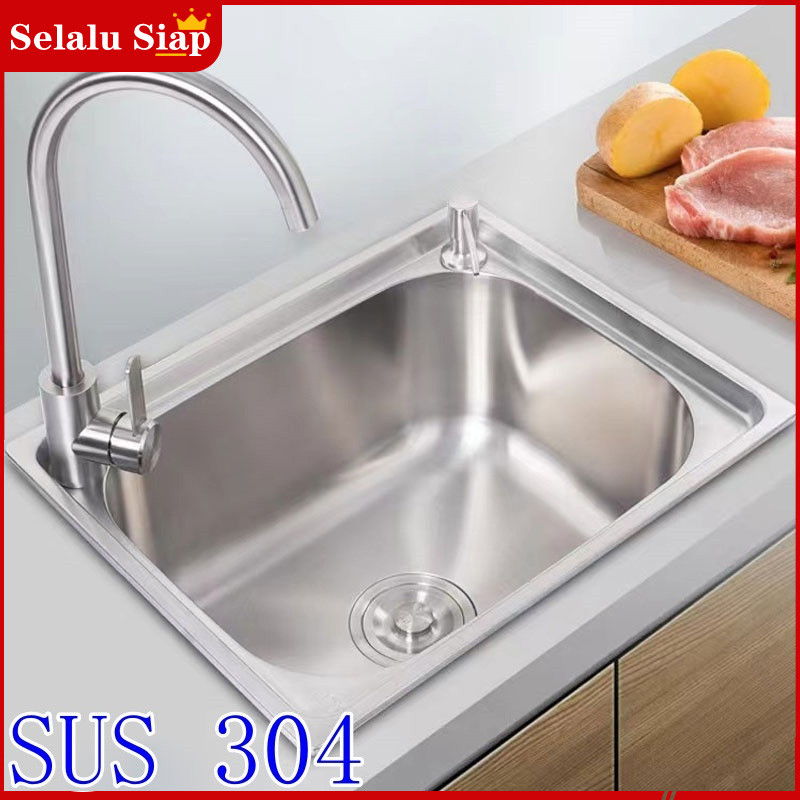 Bak Cuci Piring Stainless Peark 50*40cm Wastafel Cuci Piring Stainless/ Sink/ Kitchen Set/ Wastafel 