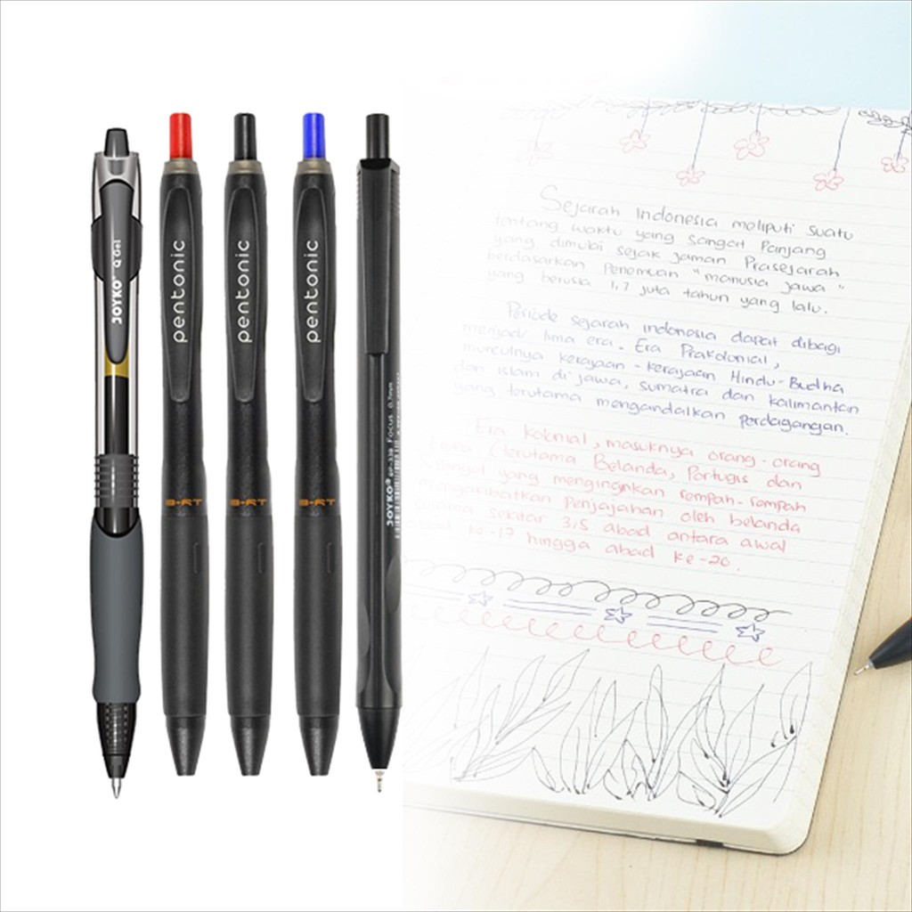 

Pulpen Mekanik 0.7 mm / Retractable Bolpen Pen Bolpoin Ball Pen Pena Pulpen Joyko Pentonic Cetek Vocus Linc
