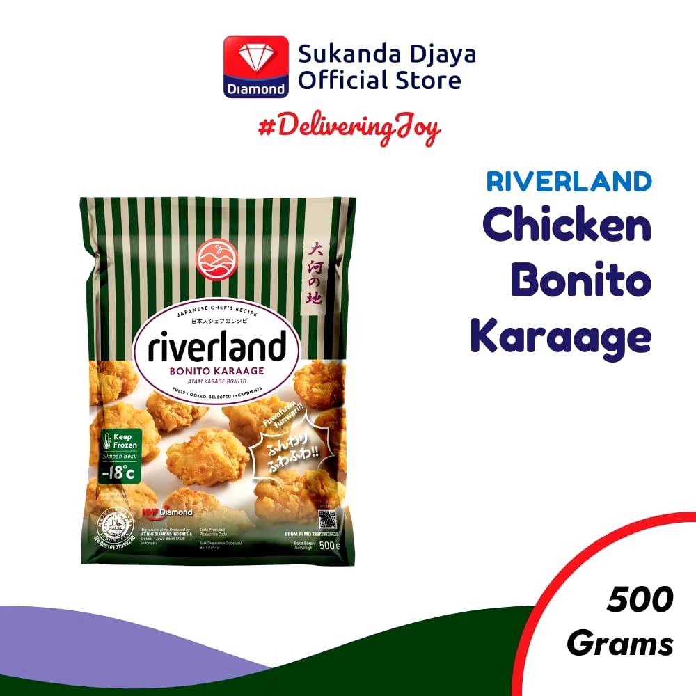 Riverland Chicken Bonito Karaage 500 Gr