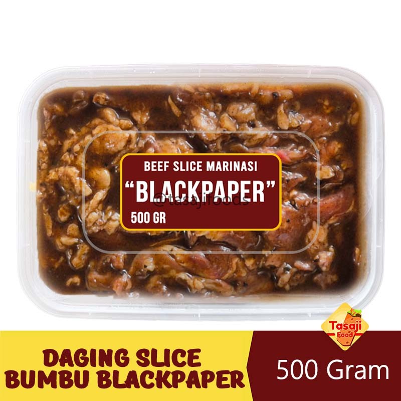 

Daging Slice Marinasi Blackpepper