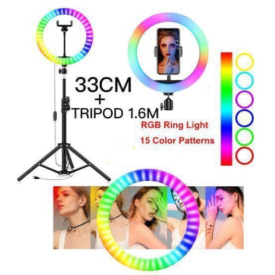 Ringlight RGB + Tripod B Stand 2meter