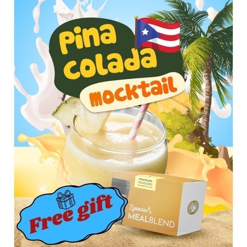 

[PINACOLADA 15 SACHET] Spencer's MealBlend - Pinacolada - Multigrain Slimming Drink - Pengganti Makanan Sehat