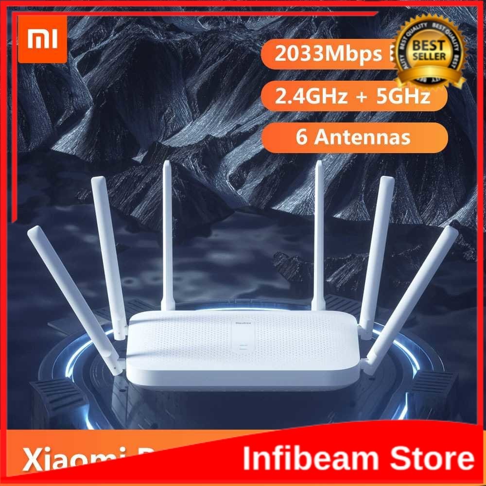 Redmi WiFi Router Gigabit AC2100 2033Mbps with 6 High Gain Antena