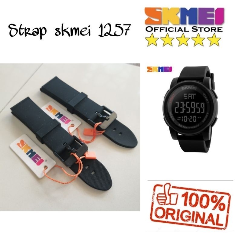 Strap Tali Jam Tangan Skmei 1257 skmei 1257 Original