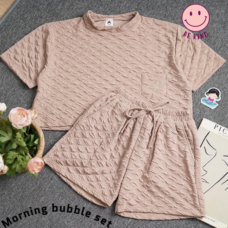 VEXIOS - ZFS FASHION ONESET WANITA MONA / MORNING BUBBLE SET / Oneset Casual Wanita Terbaru / Set At