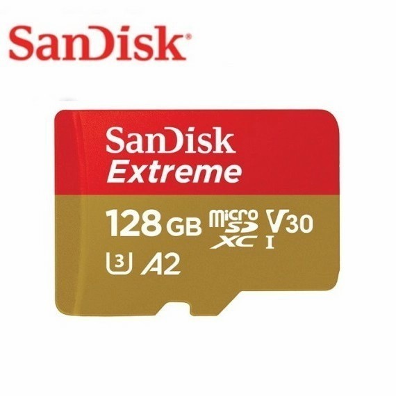 Sandisk Extreme 128gb 160mb/s A2 / Memory Card MicroSD 128 gb Original GROSIR-KOMPUTER