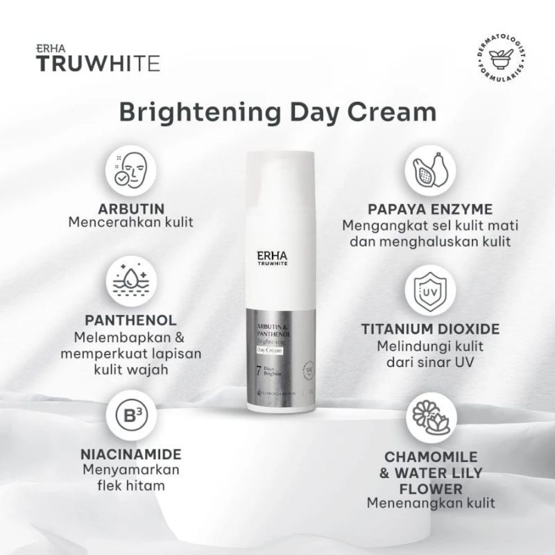 Erha Truwhite - skikcare mencerahkan | facial moisturizer Erha
