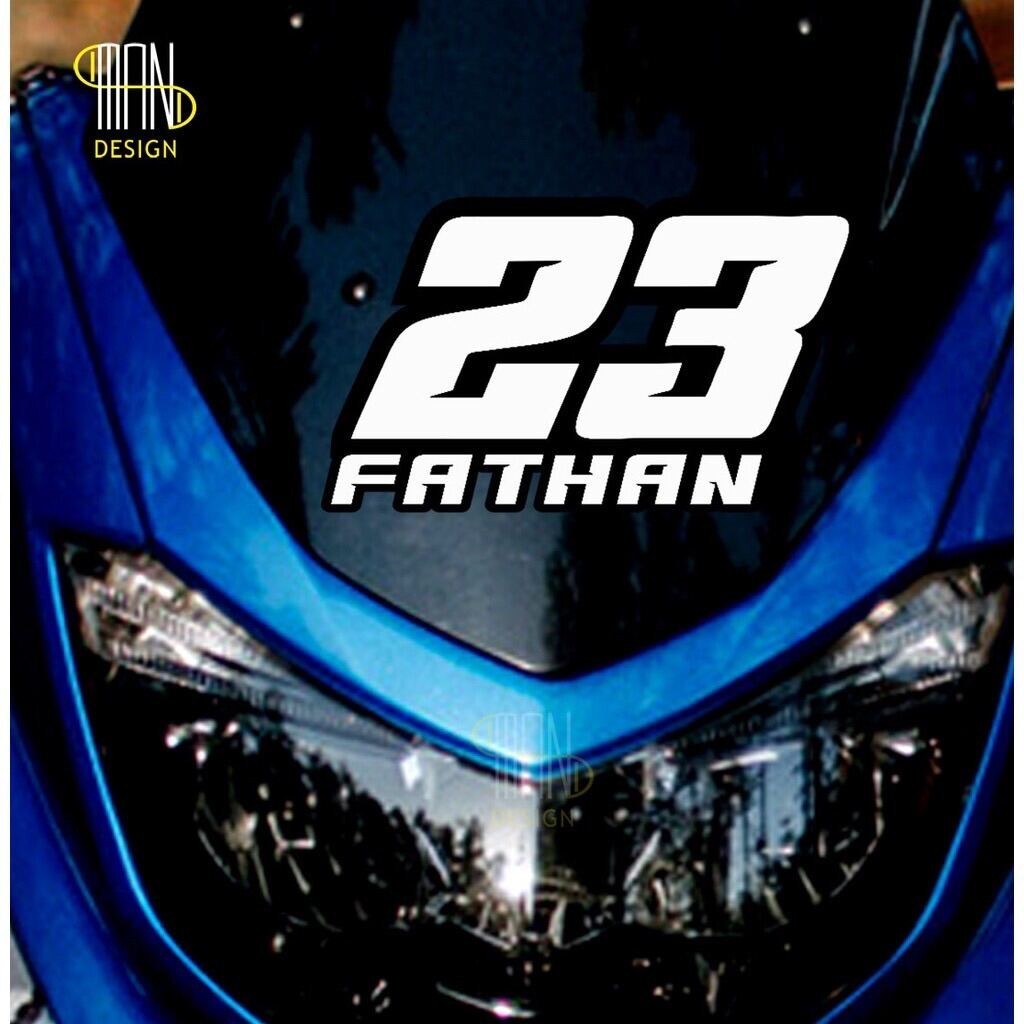 STIKER NOMOR CUTTING CUSTOM MURAH BUAT MOTOR LEBIH KEREN STIKER VIRAL TREND virall buat motor nmx  t
