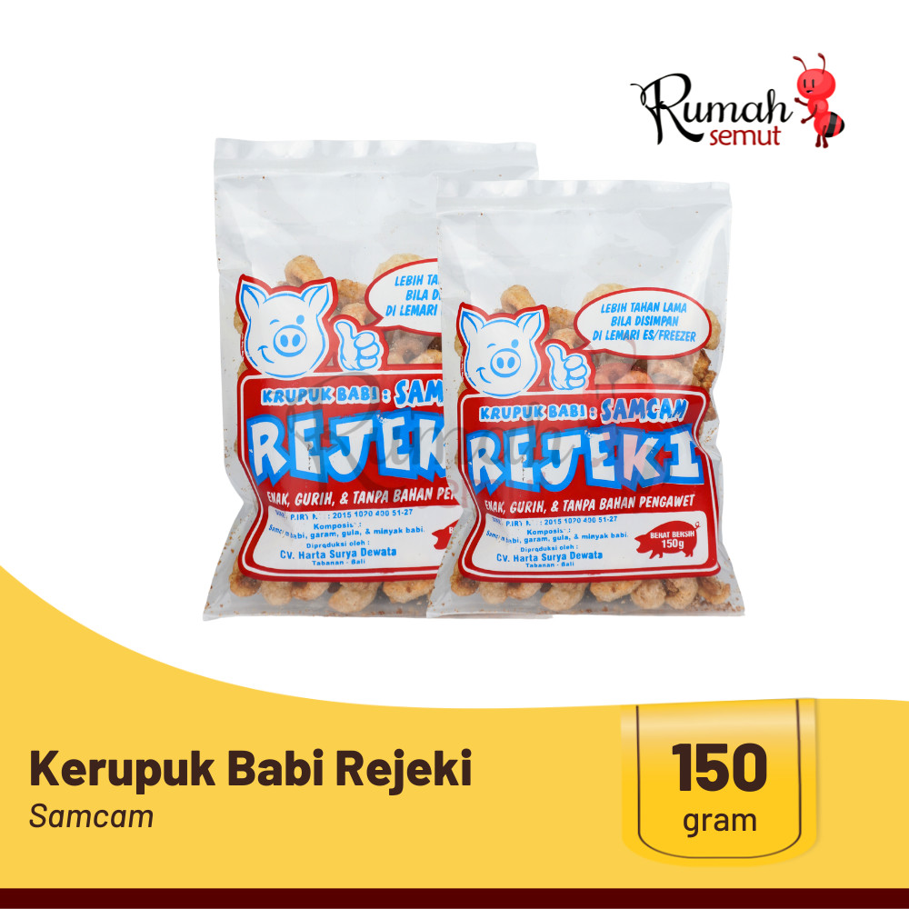 

Kerupuk Samcam Babi Rejeki 150gr