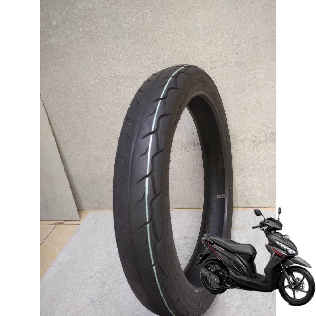 BAN VARIO 110 LEDDEPAN UKURAN 80/90 RING 14 TUBLES MERK CORSA S22  TERJAMIN