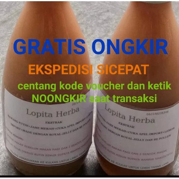

Diskon!! Ekstrak Asli Bawang Putih+Jahe Merah+Lemon import+Cuka Apel+Madu 300 ml