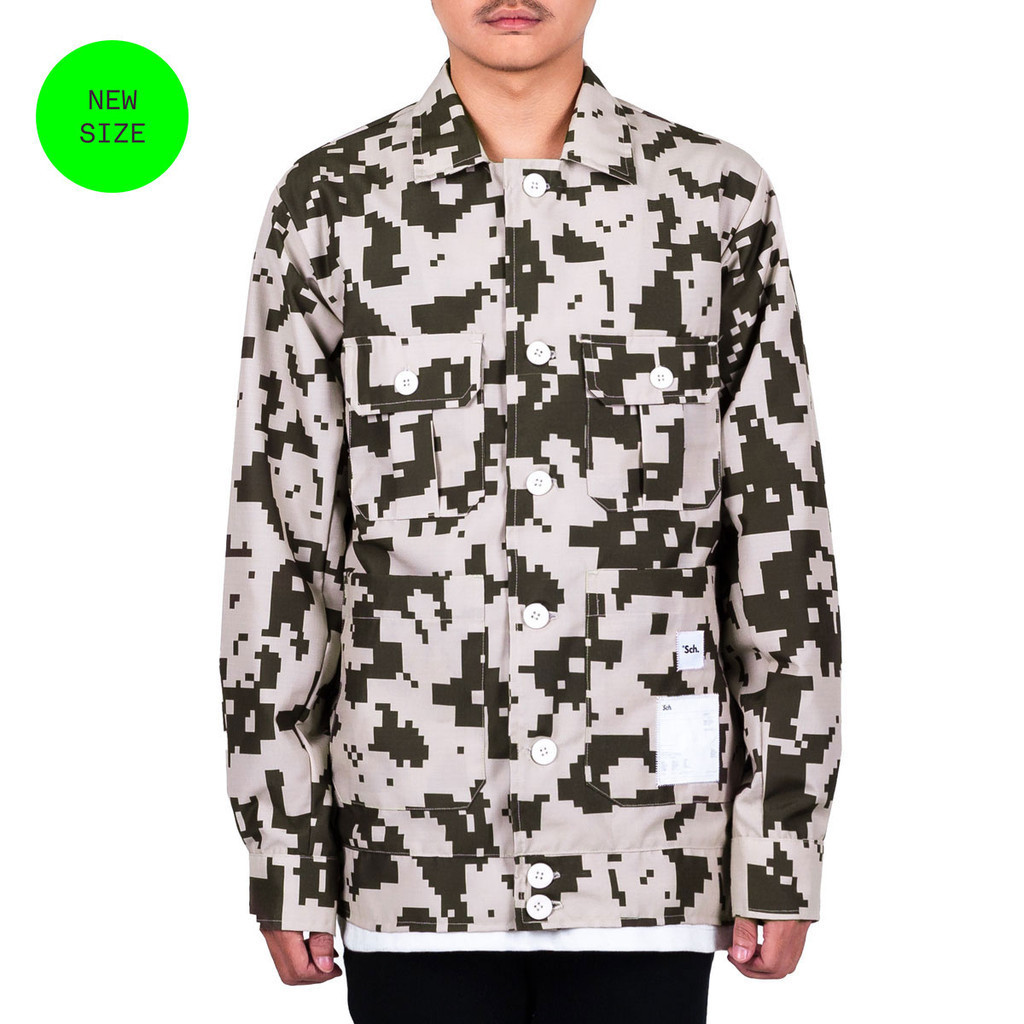 Sch Jacket Faction Overtones Wbj Cream Army Green