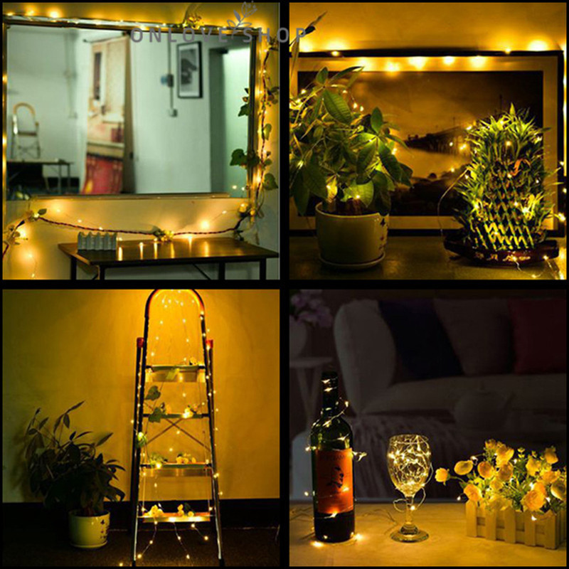 Lampu Tumblr Kawat Mini 1& 3 Meter &10 Meter Lampu Hias Dekorasi Gift Box Bucket Balon Fairy Light L