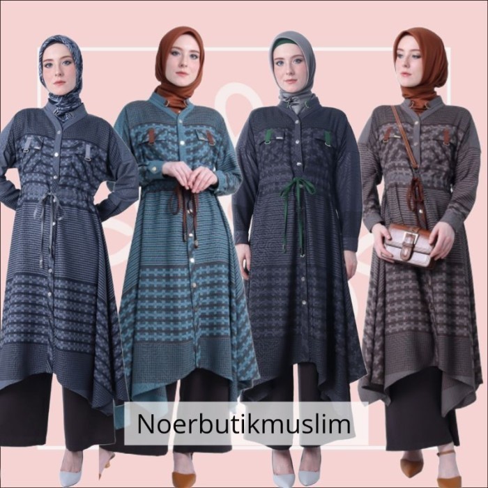Hikmat Fashion Original T3566 Abaya Hikmat  noerbutikmuslim Gamis BISA COD