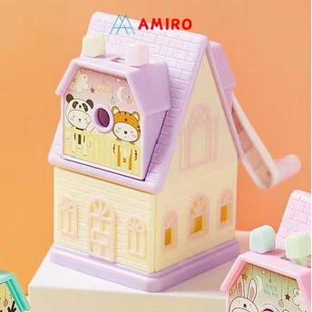 

Rautan Meja Rumah / Serutan Putar Pensil Motif Rumah Dengan Pisau Tajam / Pensil Sharpener Besar Lucu