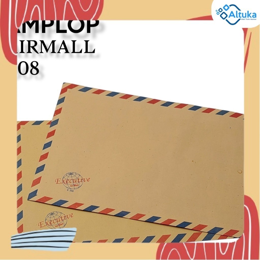 

(10pcs) Amplop 308 Air Mail Tali Executive