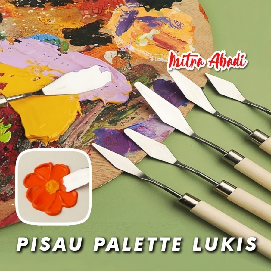 

Pisau Palet / Pallete Lukis - Scraper Spatula Dekorasi Kue