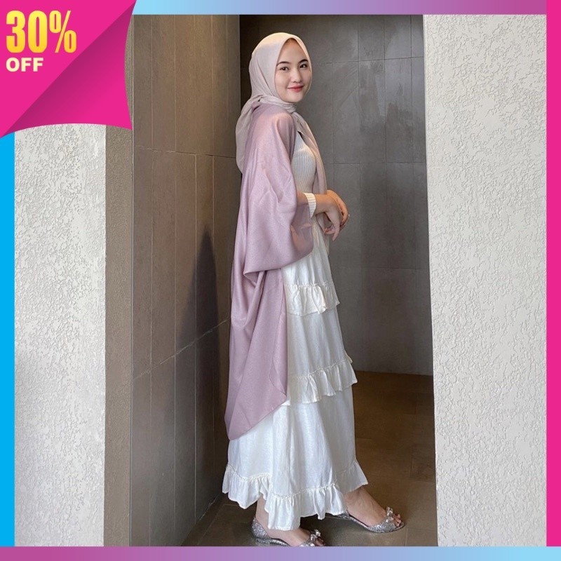 OuterWear Wanita Keren Korean Style Kekinian Murah / Savoya - Outer Scarf