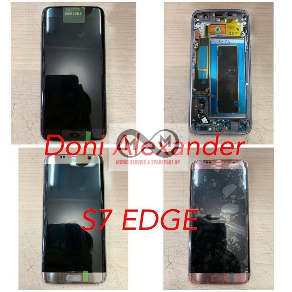 LCD TOUCHSCREEN SAMSUNG GALAXY S7 EDGE G935 FRAME ORIGINAL