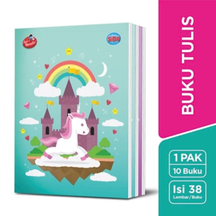

Buku Tulis Sidu isi 38 per pack