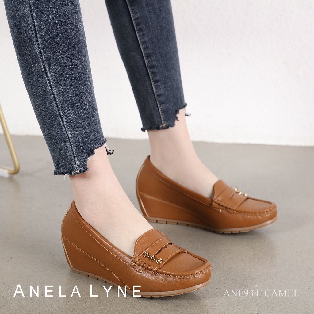 @EN98 ANE934 ANELA LYNE EVANTHE WEDGES IMPORT SEPATU CEWEK