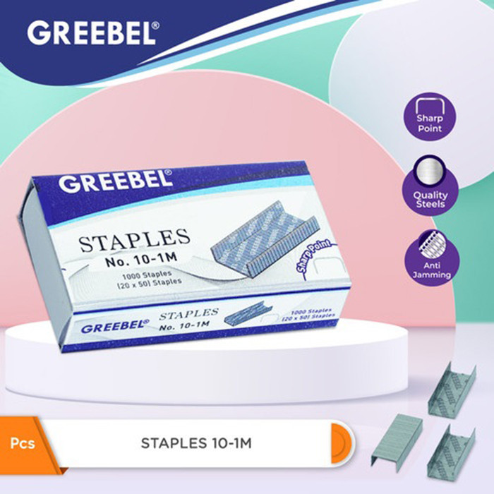 

Isi Staples Kecil No.10-1M Greebel