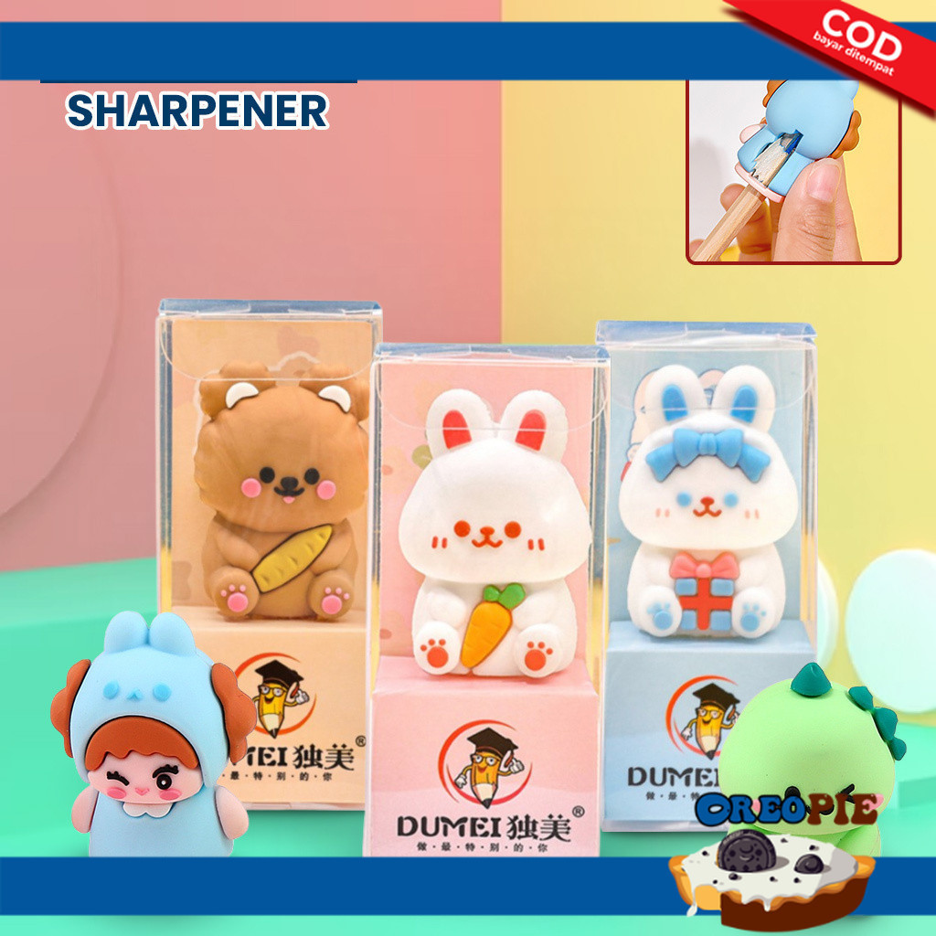 

Oreo Pie Rautan Pensil Boneka Karakter 3D Alat Tulis Sekolah / Serutan Pensil / Rautan Karakter / Peruncing Pensil Boneka / Atk Doll Pencil Sharpener Import A81