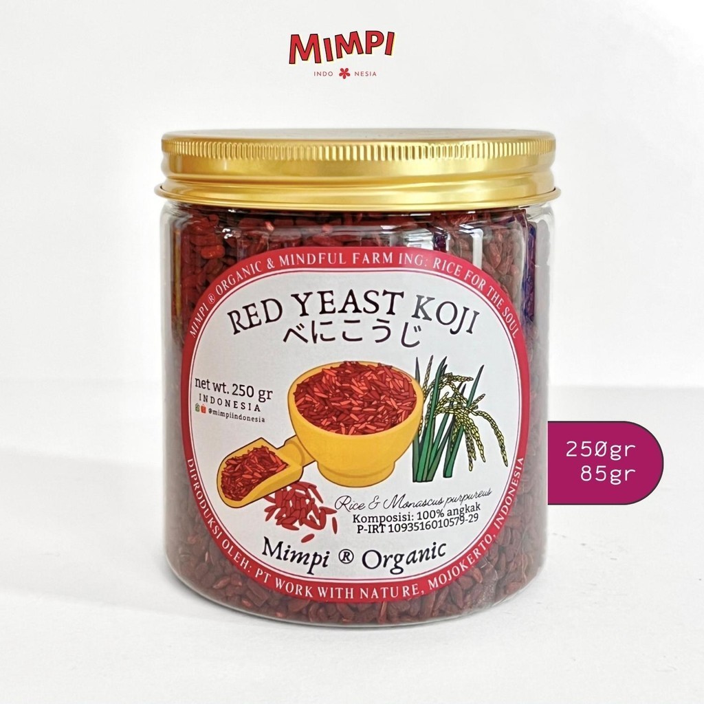 

RED YEAST KOJI 100% Angkak / Anka Beras (Bebas Gula) - Mimpi Organic Food Indonesia