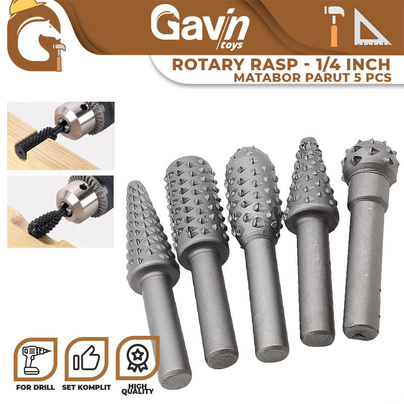 Mata Bor Gerinda Parut Gerigi - Ukir Kikir - Bubut Kayu - Mata bor Ukir