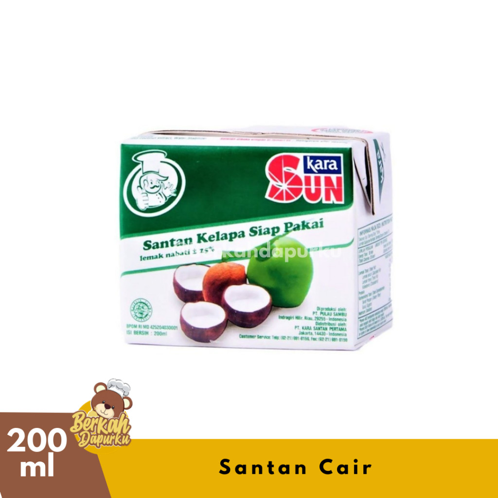 

Sun Kara Santan 200ml Santan Cair Termurah