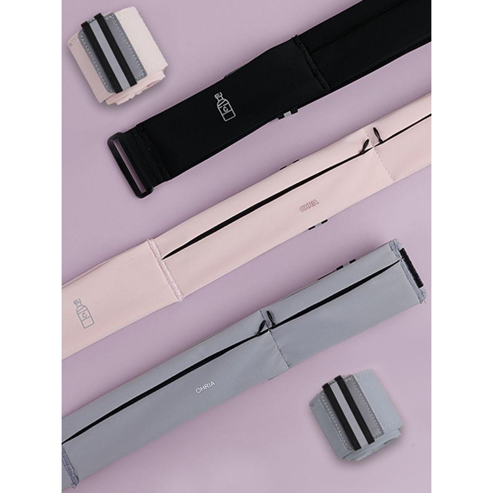 Sabuk Tak Terlihat Elastis Ultratipis Pria dan Wanita/Tas Sabuk Lari Olahraga Pria dan Wanita/Tas Sa