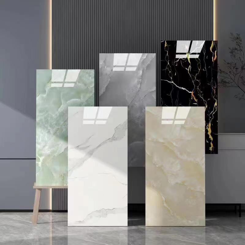 AWET [Alumunium Foil] Wallpaper dinding VINYL Marble 30 x 60 cm /  Lantai Vinyl Keramik Marbel Granit / Stiker Lemari Cabinet Marbel PRO+