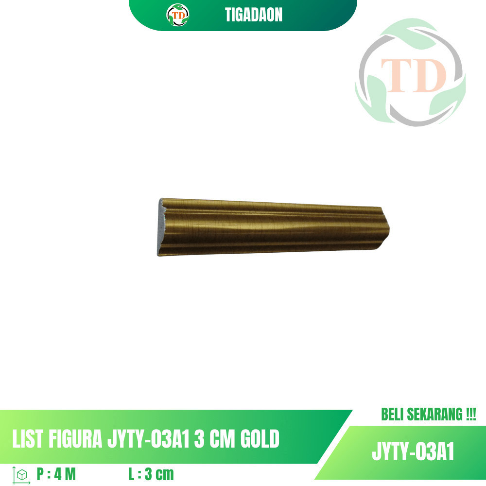 List Figura JYTY-03A1 3 cm Gold | Minimal Order 4 pcs