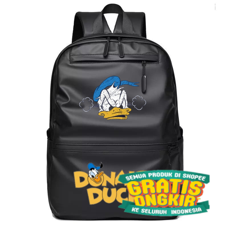 Vinsmokey Tas ransel Pria backpack Donal Duck Donal Bebek tas gendong sekolah Waterproof/ kado hadia