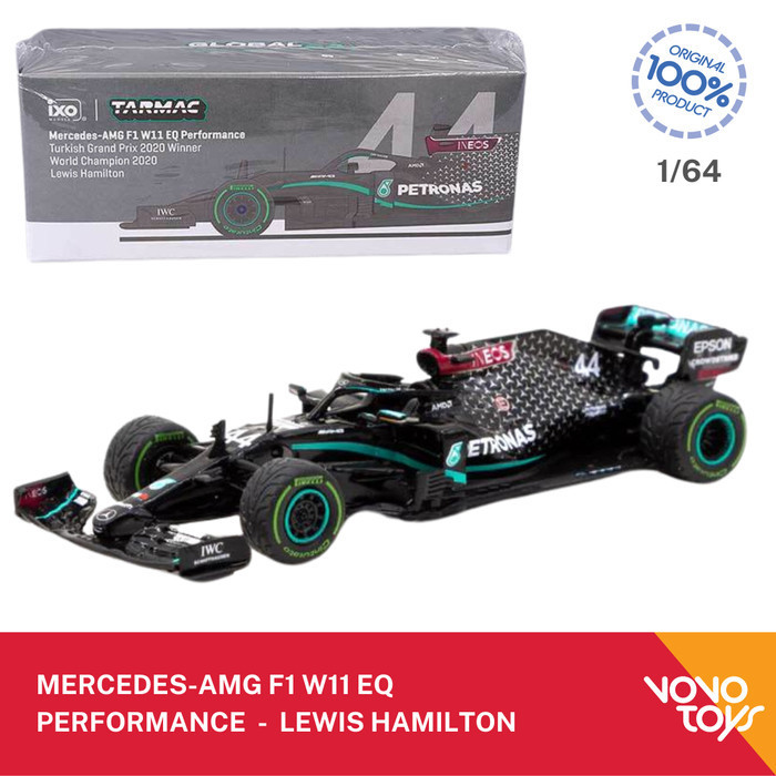 Tarmac Works 1/64 Mercedes-AMG F1 W11 EQ Performance Turkish Grand Prix 2020 Winner Lewis Hamilton