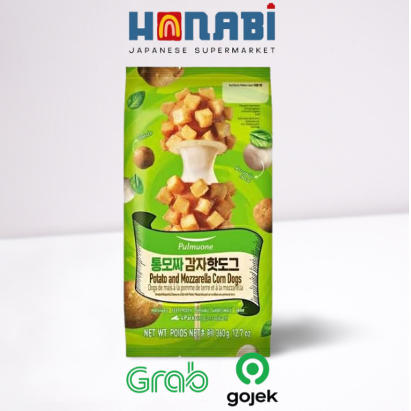 Pulmuone Potato Mozzarella Corndogs 360g - Sosis Kentang Isi Keju Made In Korea